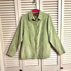 Relativity Suede-like Shirt / Jacket * Size Small * Lightweight * Excellent Cond